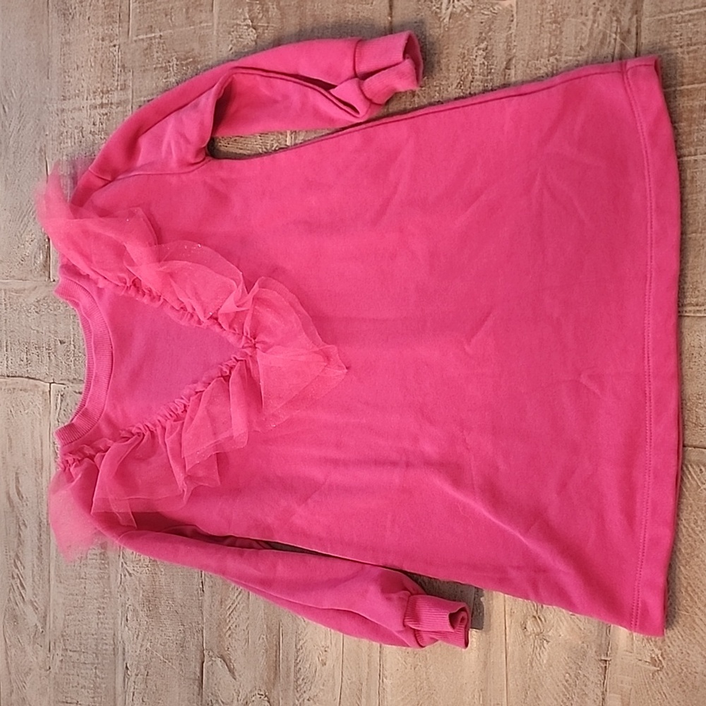Toddler girls pink sweater dress